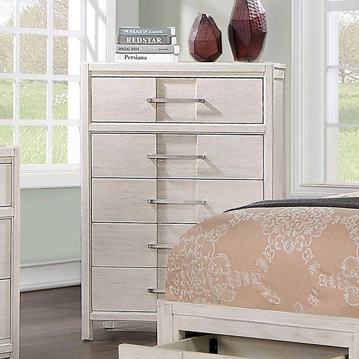 Berenice Chest Gray, White, & Espresso - California Furniture (Coachella, CA)
