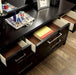 Berenice Espresso Night Stand White, Gray, & Espresso - California Furniture (Coachella, CA)