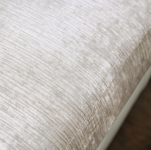 Benigno Love Seat Silver & Gray - California Furniture (Coachella, CA)