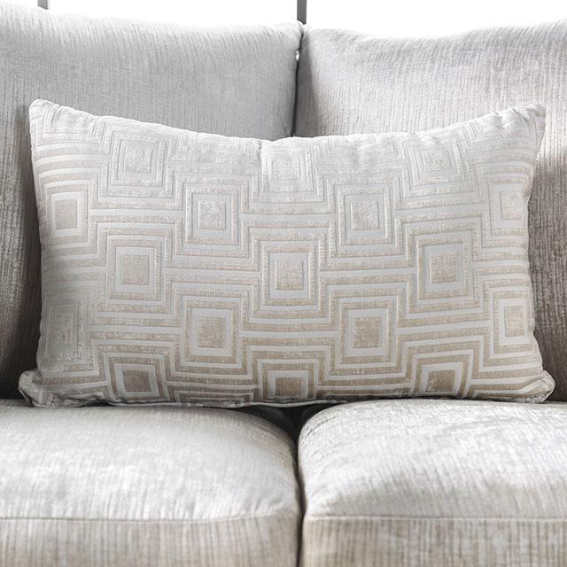 Benigno Love Seat Silver & Gray - California Furniture (Coachella, CA)