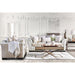 Benigno Love Seat Silver & Gray - California Furniture (Coachella, CA)