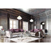 Benigno Love Seat Silver & Gray - California Furniture (Coachella, CA)