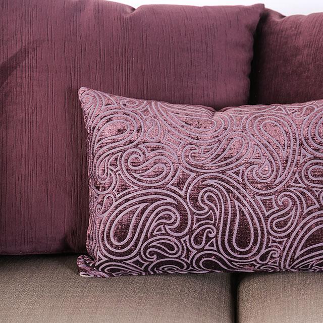 Benigno Love Seat Silver & Gray - California Furniture (Coachella, CA)