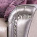 Benigno Love Seat Silver & Gray - California Furniture (Coachella, CA)