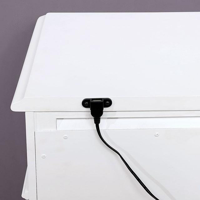 BELVA Night Stand w/ USB Outlet - California Furniture (Coachella, CA)