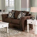 BELSIZE Loveseat Grey, Beige, & Choclate - California Furniture (Coachella, CA)