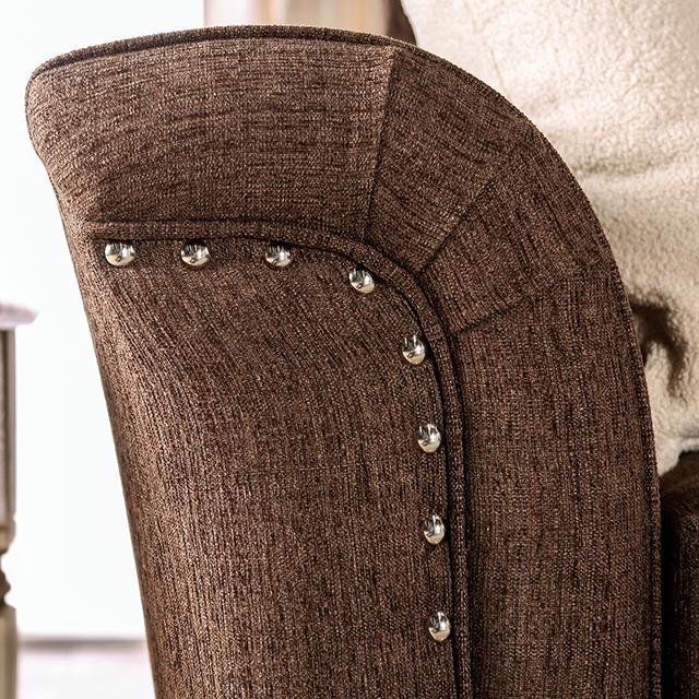 BELSIZE Sofa, Chocolate/Tan - California Furniture (Coachella, CA)