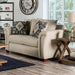 BELSIZE Loveseat Grey, Beige, & Choclate - California Furniture (Coachella, CA)