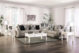 BELSIZE Loveseat Grey, Beige, & Choclate - California Furniture (Coachella, CA)