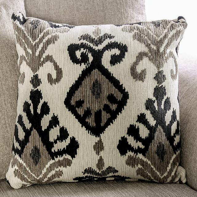 BELSIZE Loveseat Grey, Beige, & Choclate - California Furniture (Coachella, CA)