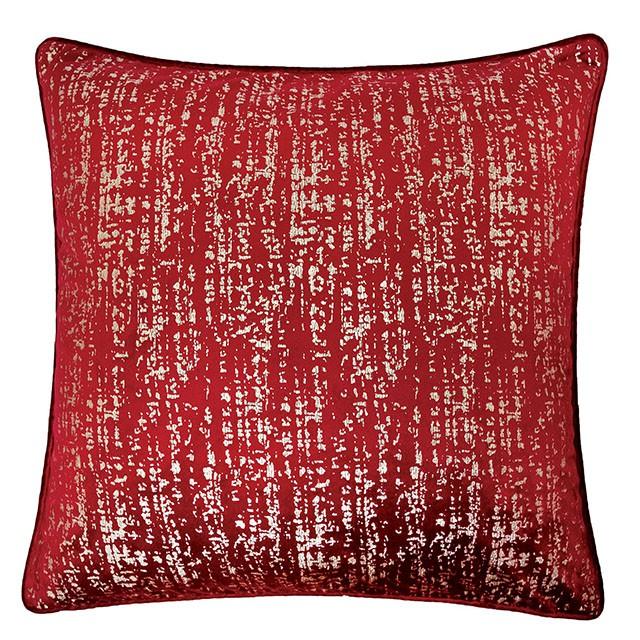 Belle Beige 20" X 20" Pillow, Beige, Multi, Purple, Red - California Furniture (Coachella, CA)