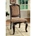 BELLAGIO Brown Cherry/Pattern Fabric Side Chair (2/CTN) - California Furniture (Coachella, CA)