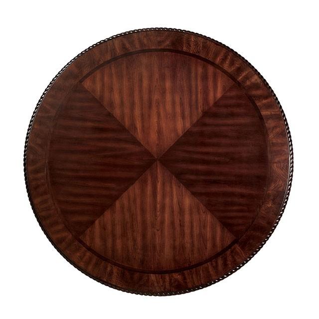 Bellagio Brown Cherry Round Dining Table - California Furniture (Coachella, CA)