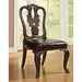 Bellagio Brown Cherry Round Dining Table - California Furniture (Coachella, CA)