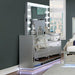 BELLADONNA Dresser w/ LED, Silver - California Furniture (Coachella, CA)