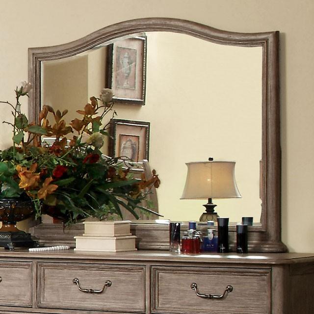 BELGRADE I Rustic Natural Tone Mirror - California Furniture (Coachella, CA)