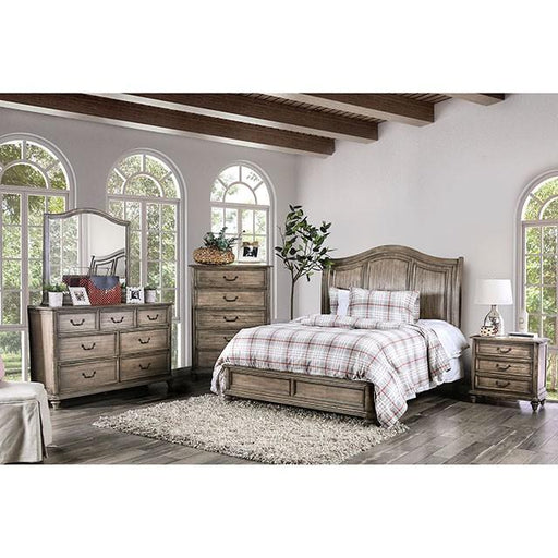 BELGRADE I Rustic Natural Tone Night Stand - California Furniture (Coachella, CA)