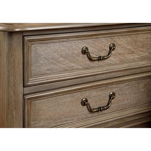 BELGRADE I Rustic Natural Tone Night Stand - California Furniture (Coachella, CA)