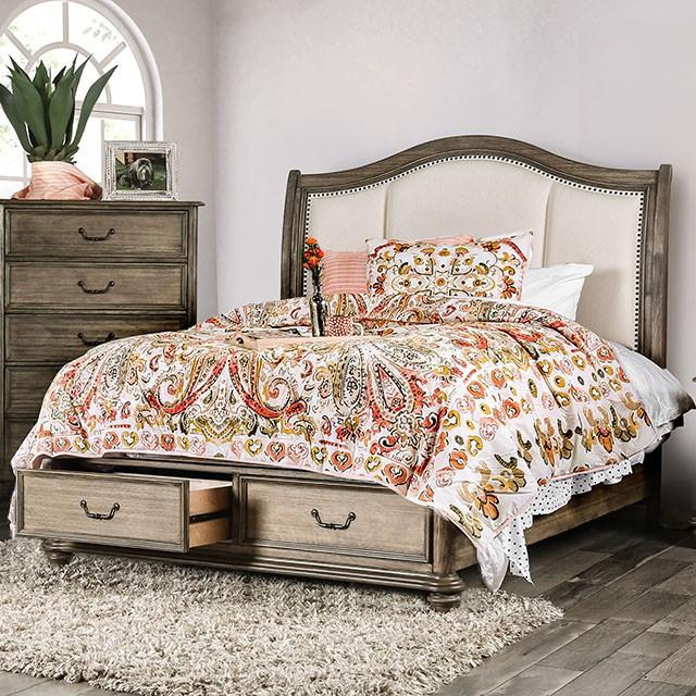 BELGRADE I E.King Bed - California Furniture (Coachella, CA)