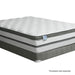 SIDDALEE White/Gray 16" Euro Pillow Top Mattress, Full - California Furniture (Coachella, CA)