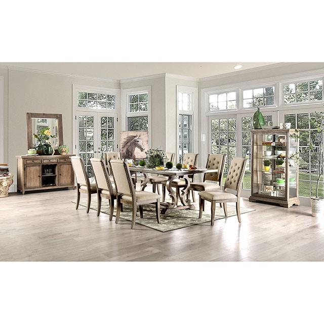 Patience Rustic Natural Tone Dining Table - California Furniture (Coachella, CA)