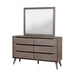 Lennart Gray Rectangular Mirror - California Furniture (Coachella, CA)
