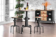 Foskey Antique Black Bar Stool (2/CTN) - California Furniture (Coachella, CA)