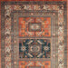 Mortsel Orange/Multi 5'3" X 7'6" Area Rug - California Furniture (Coachella, CA)