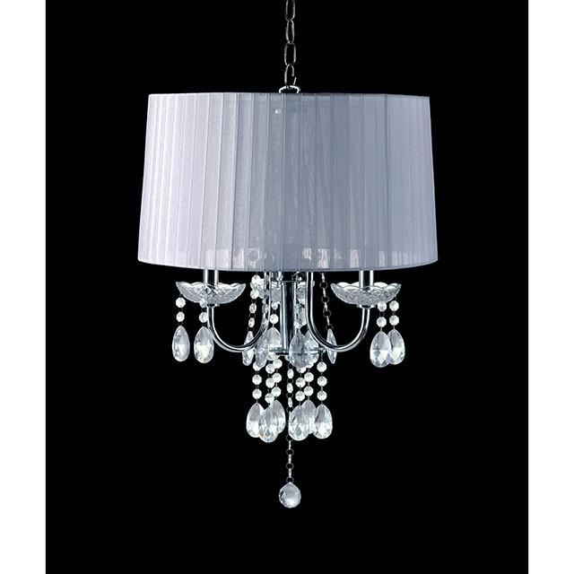 Jada White Ceiling Lamp - California Furniture (Coachella, CA)