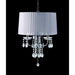Jada White Ceiling Lamp - California Furniture (Coachella, CA)