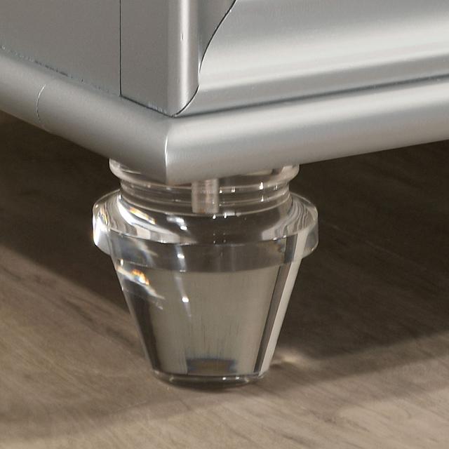 MADDIE Night Stand, Silver - California Furniture (Coachella, CA)