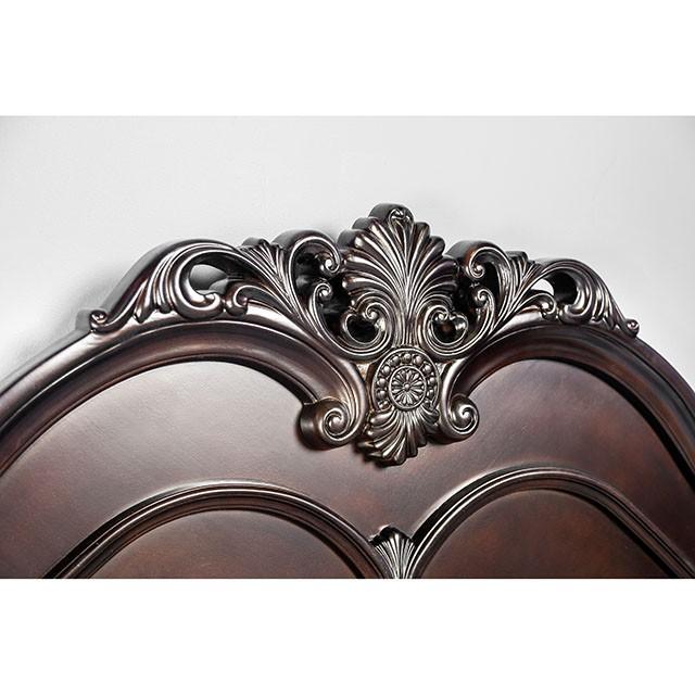 Mandura Cherry Queen Bed - California Furniture (Coachella, CA)