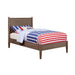 LENNART I Gray & Oak Full Twin Bed - California Furniture (Coachella, CA)