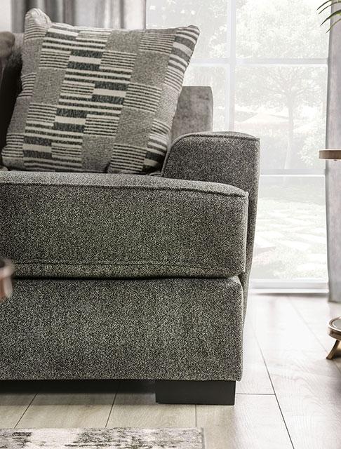 HOLBORN Loveseat, Gray - California Furniture (Coachella, CA)