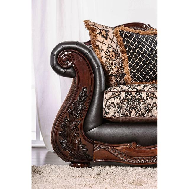 JAMAEL Brown/Espresso Sofa - California Furniture (Coachella, CA)