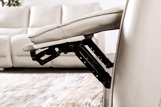 PHINEAS Power Recliner, Beige - California Furniture (Coachella, CA)