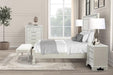 Stella Mia 4 Pc 5 Pc Queen Bedroom Set White - California Furniture (Coachella, CA)