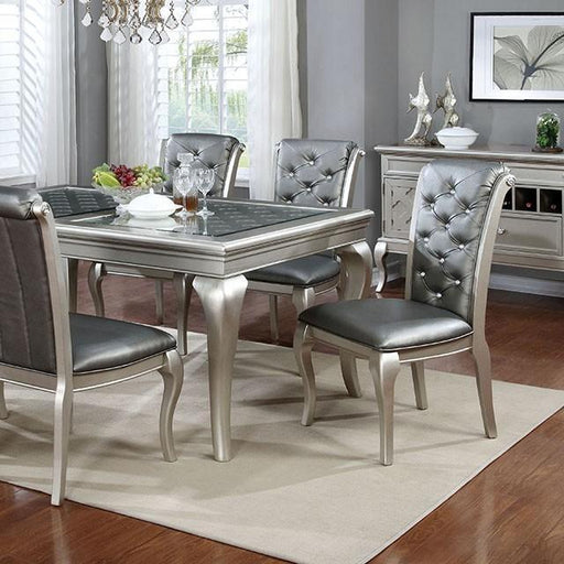 Amina Champagne Dining Table - California Furniture (Coachella, CA)