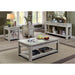 Meadow Antique White Sofa Table - California Furniture (Coachella, CA)