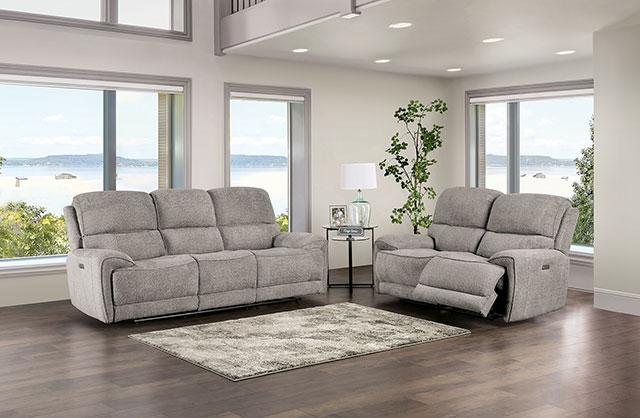 MORCOTE Power Recliner, Light Gray - California Furniture (Coachella, CA)