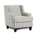 PORTHCAWL Accent Chair, Stripe - California Furniture (Coachella, CA)