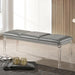 MADDIE Bench, Silver - California Furniture (Coachella, CA)