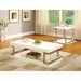 MEDA White/Chrome End Table, White - California Furniture (Coachella, CA)