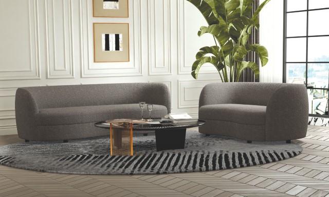 VERSOIX Loveseat, Charcoal Gray - California Furniture (Coachella, CA)