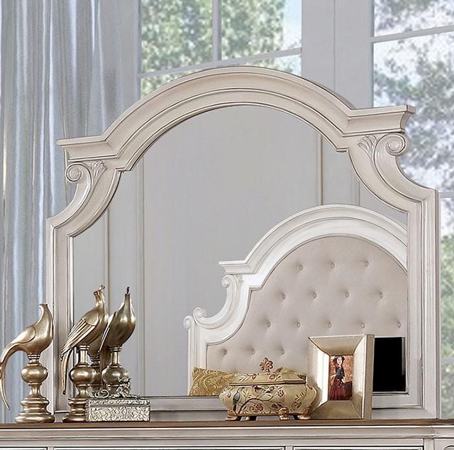 Pembroke Antique Whitewash Mirror - California Furniture (Coachella, CA)