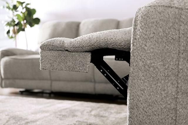 MORCOTE Power Recliner, Light Gray - California Furniture (Coachella, CA)