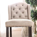 SANIA Bar Ht. Wingback Chair (2/CTN) - California Furniture (Coachella, CA)