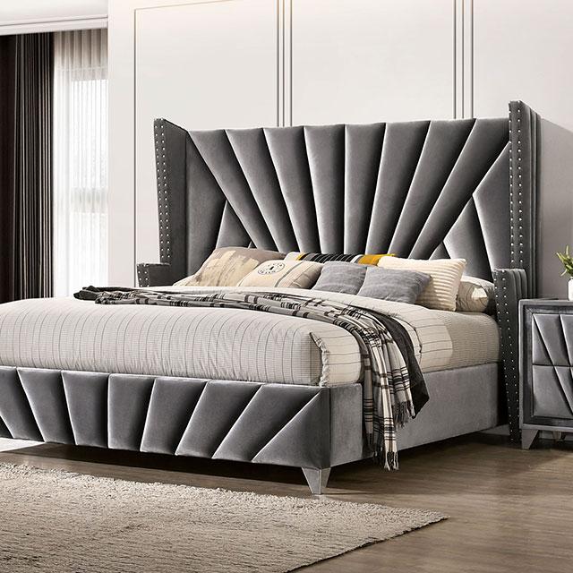 CARISSA Cal.King Bed - California Furniture (Coachella, CA)