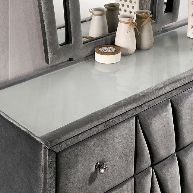 CARISSA Cal.King Bed - California Furniture (Coachella, CA)