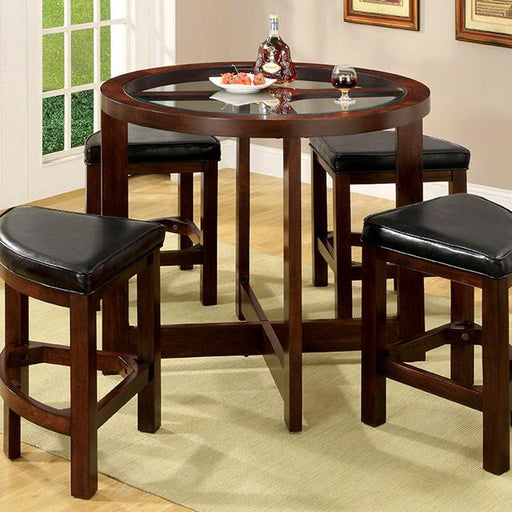 Crystal Cove 5 Pc. Counter Ht. Table Set - California Furniture (Coachella, CA)